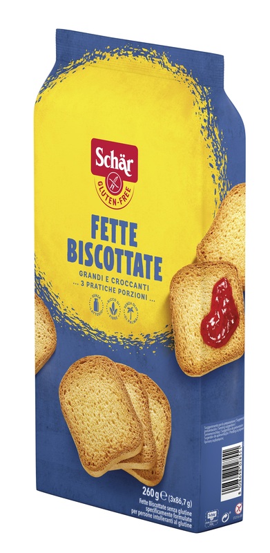 SCHAR FETTE BISCOTTATE 3 PORZIONI DA 86,7 G - Farmamood