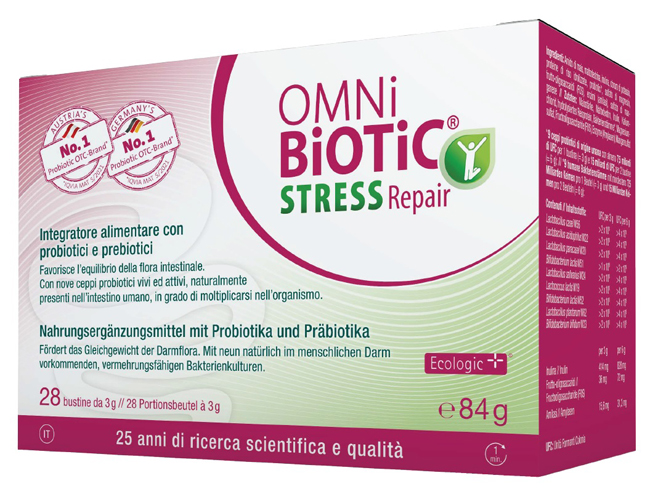 OMNI BIOTIC STRESS REPAIR 28 BUSTINE DA 3 G - Farmamood