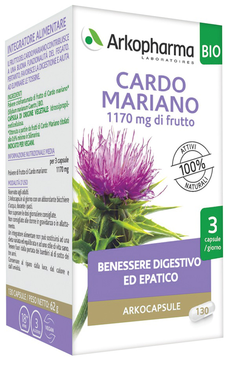 ARKO CAPSULE CARDO MARIANO BIO 130 CAPSULE - Farmamood