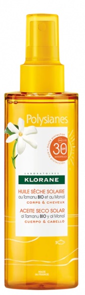 KLORANE OLIO SECCO SOLARE SPF 30 CORPO/CAPELLI 200 ML - Farmamood
