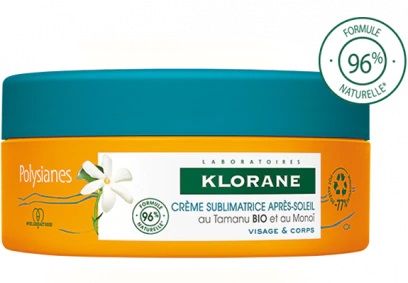 KLORANE CREMA SUBLIMATRICE DOPOSOLE VISO E CORPO TAMANU E MONOI 200 ML - Farmamood