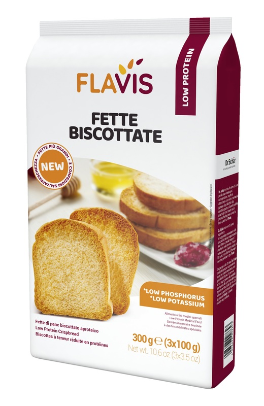 FLAVIS FETTE BISCOTTATE APROTEICHE 300 G - Farmamood