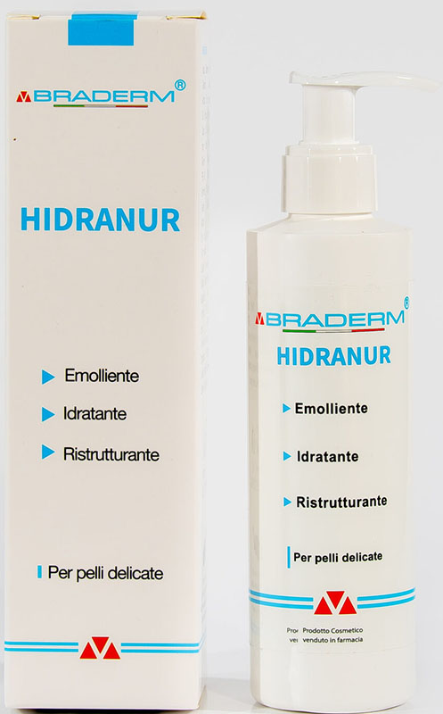 HIDRANUR 200 ML BRADERM - Farmamood