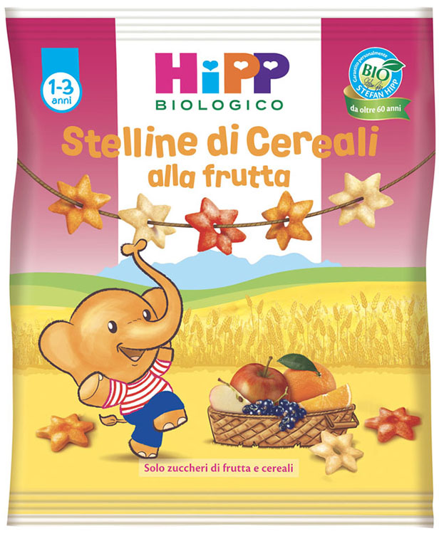 HIPP BIO STELLINE DI CEREALI ALLA FRUTTA 30 G - Farmamood
