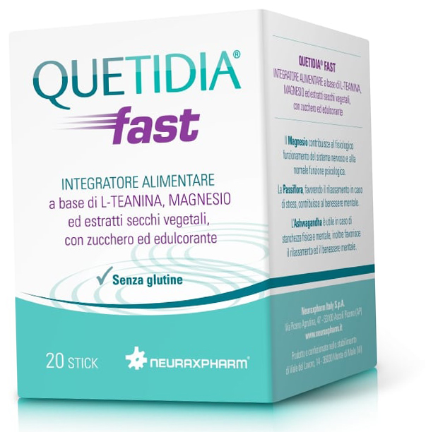 QUETIDIA FAST 20 STICK - Farmamood