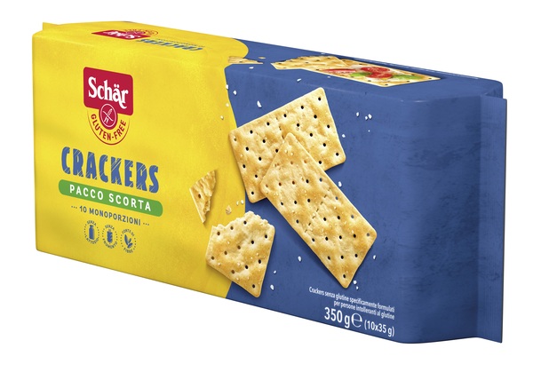 SCHAR CRACKERS SENZA LATTOSIO PACCO SCORTA 10 MONOPORZIONI DA 35 G - Farmamood