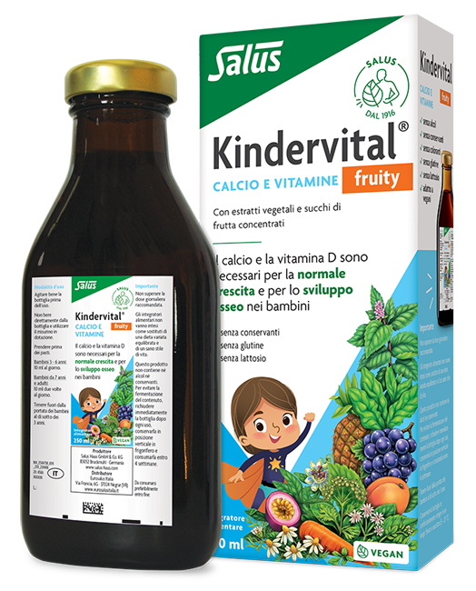 KINDERVITAL FRUITY FORMULA POTENZIATA PER RAGAZZI 250 ML - Farmamood