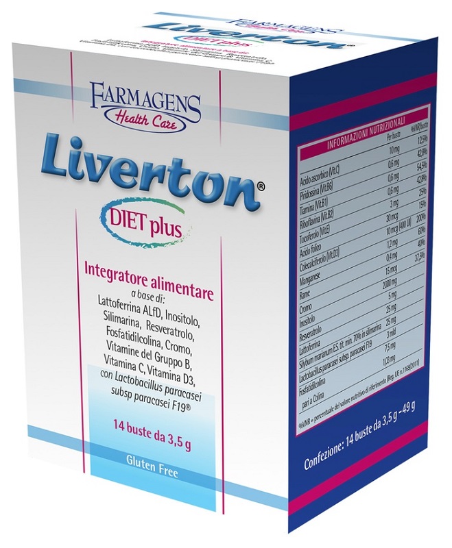 LIVERTON DIET PLUS 14 BUSTINE - Farmamood