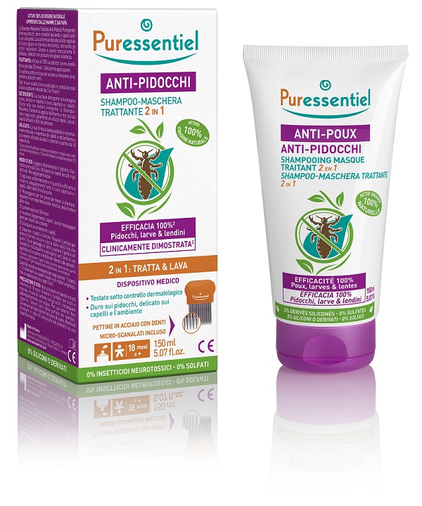 PURESSENTIEL SHAMPOO TRATTANTE ANTI-PIDOCCHI 150 ML - Farmamood