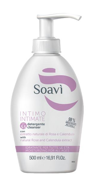 SOAVI INTIMO IDRATANTE PH5,5 FLACONE CON DISPENSER 500 ML - Farmamood