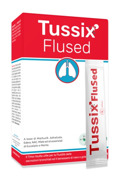 TUSSIX FLUSED 14 STICK PACK 10 ML - Farmamood