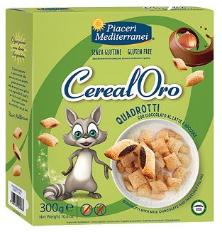PIACERI MEDITERRANEI CEREALORO QUADROTTI 300 G - Farmamood