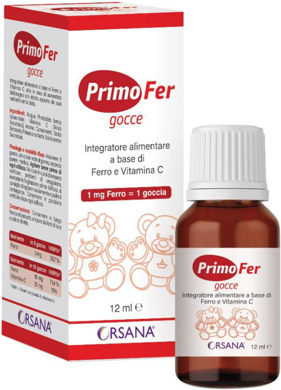 PRIMOFER GOCCE 12 ML - Farmamood