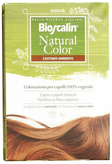 BIOSCALIN NATURAL COLOR CASTANO AMBRATO 70 G - Farmamood