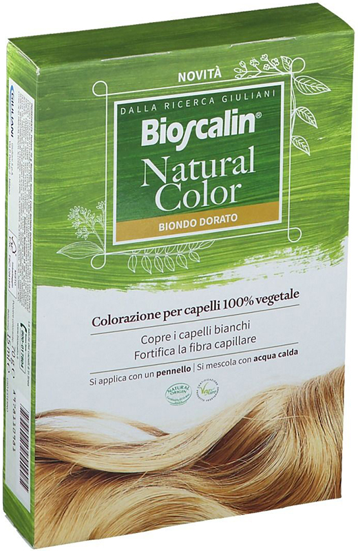 BIOSCALIN NATURAL COLOR BIONDO DORATO 70 G - Farmamood