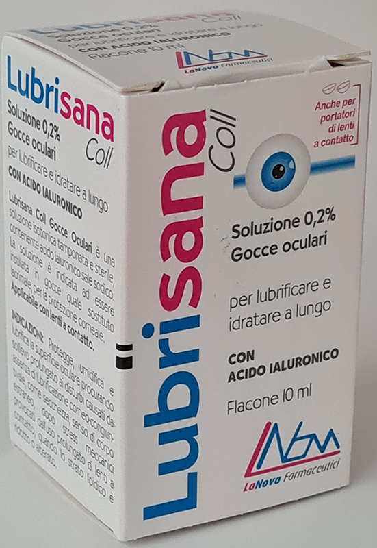 COLLIRIO LUBRISANA FLACONE 10 ML - Farmamood