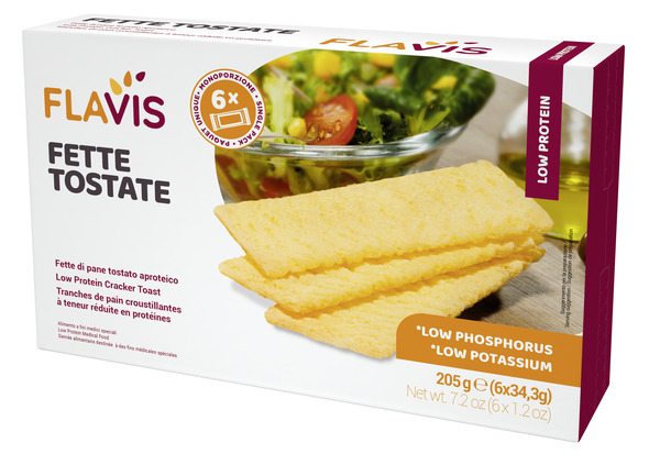 FLAVIS FETTE TOSTATE APROTEICHE 6 PORZIONI DA 34,3 G - Farmamood