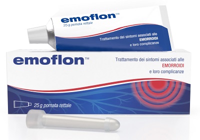 EMOFLON POMATA RETTALE TUBETTO 25 G CON APPLICATORE - Farmamood