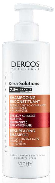 DERCOS TECHNIQUE KERASOL SHAMPOO RISTRUTTURANTE 250 ML - Farmamood