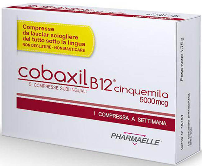 COBAXIL B12 5000MCG 5 COMPRESSE SUBLINGUALI - Farmamood