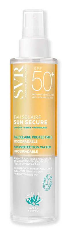 SUN SECURE EAU SOLAIRE SPF50 200 ML - Farmamood