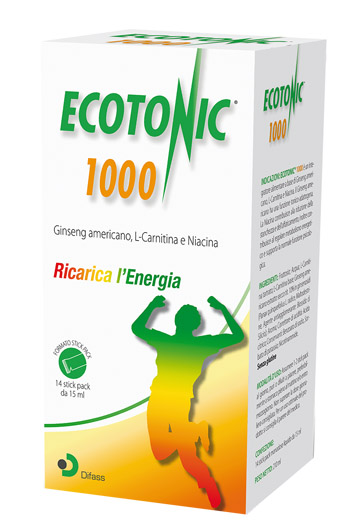 ECOTONIC 1000 14 STICK PACK 15 ML - Farmamood