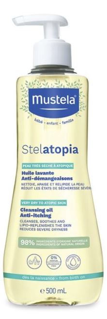 MUSTELA STELATOPIA OLIO BAGNO 500 ML - Farmamood