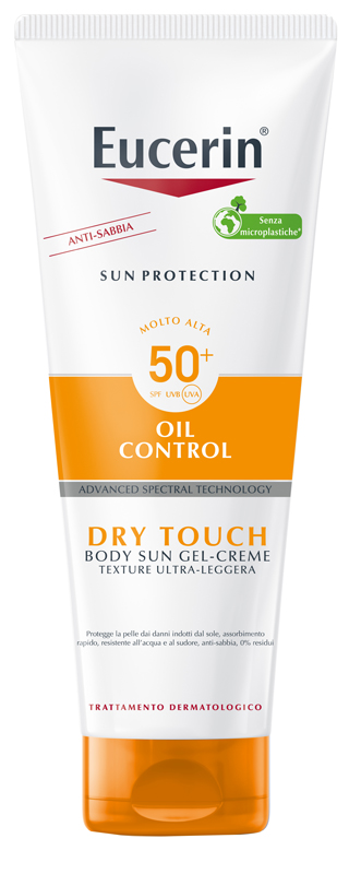 EUCERIN SUN PROTECTION OIL CONTROL DRY TOUCH SPF 50+ SUN GEL CREME 200 ML - Farmamood