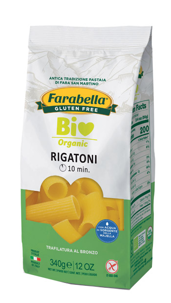 FARABELLA BIO RIGATONI MAIS-RISO 340 G - Farmamood