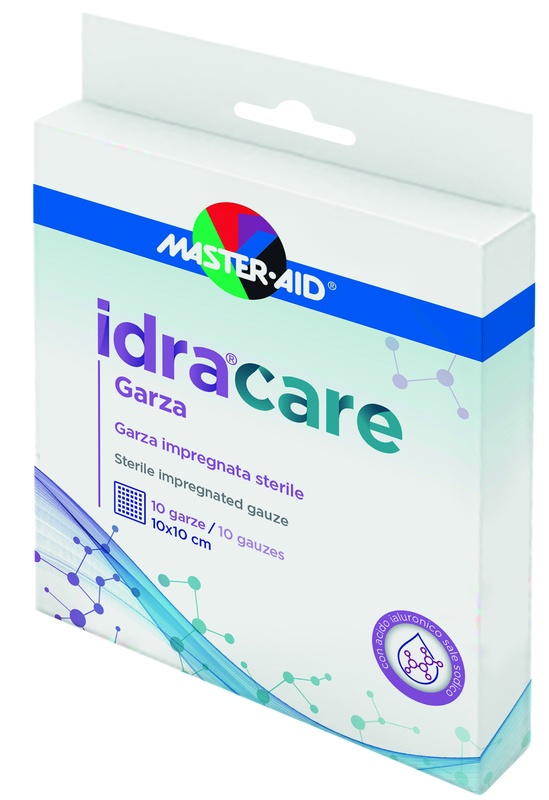 MASTER-AID IDRACARE GARZA IMPREGNATA 10X10 CM 10 PEZZI - Farmamood