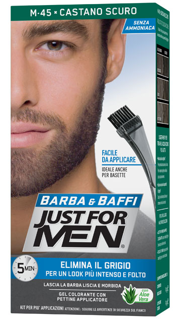 JUST FOR MEN BARBA & BAFFI M45 CASTANO SCURO 51 G - Farmamood