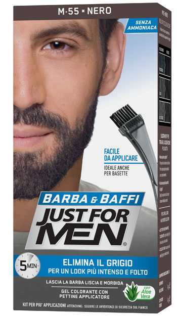 JUST FOR MEN BARBA & BAFFI M55 NERO 51 G - Farmamood
