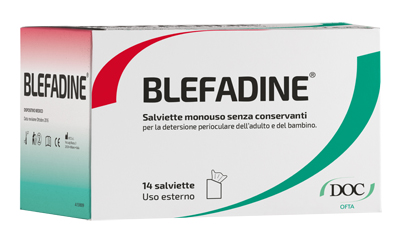 BLEFADINE 14 SALVIETTE MONOUSO PER DETERSIONE PERIOCULARE - Farmamood