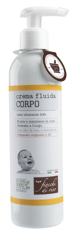 FIOCCHI DI RISO CREMA FLUIDA CORPO IDRATANTE 240 ML - Farmamood