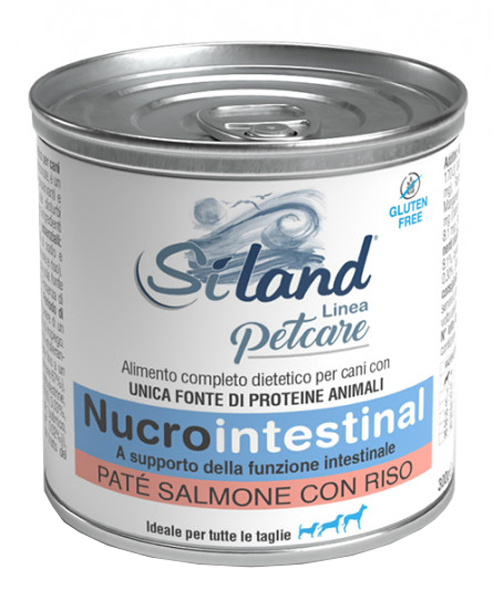 SILAND NUCROINTESTINAL UMIDO CANE SALMONE/RISO 300 G - Farmamood
