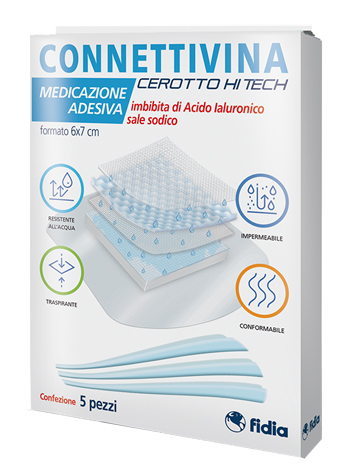 CEROTTO CONNETTIVINA HITECH 6 X 7 CM 5 PEZZI - Farmamood