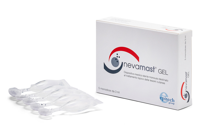 NEVAMAST GEL TRATTAMENTO TOPICO DELLE LESIONI CUTANEE 5 MONODOSE 3 ML - Farmamood