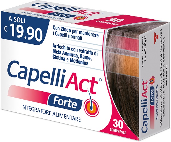 CAPELLI ACT FORTE 30 COMPRESSE - Farmamood