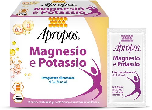APROPOS MAGNESIO POTASSIO 24 BUSTINE GUSTO ARANCIA - Farmamood
