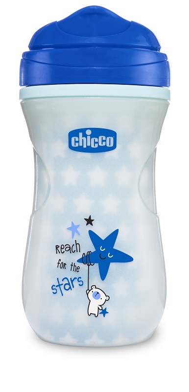 CHICCO TAZZA GLOWING 14M+ AZZURRA - Farmamood