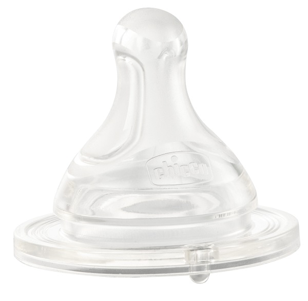 CHICCO TETTARELLA PERFECT 5 4M IN SILICONE 3 FORI 2 PEZZI - Farmamood