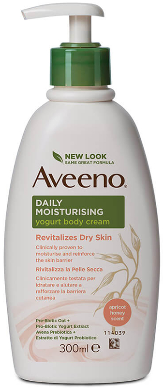 AVEENO CREMA CORPO YOGURT ALBICOCCA&MIELE 300 ML - Farmamood