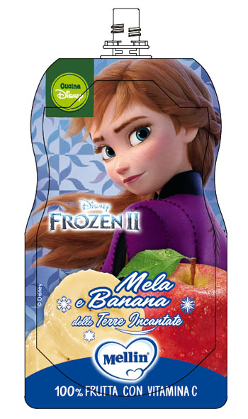 POUCH DISNEY FROZEN MELA BANANA 110 G - Farmamood