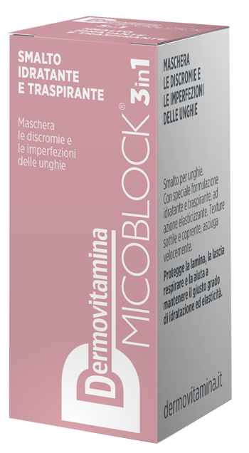 DERMOVITAMINA MICOBLOCK 3 IN 1 SMALTO IDRATANTE E TRASPIRANTE NUDE 5 ML - Farmamood