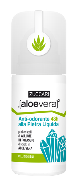 ALOEVERA2 ANTIODORE PIETRA LIQUIDO ROLL ON 50 ML - Farmamood