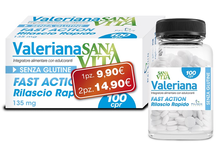 SANAVITA VALERIANA 100 COMPRESSE - Farmamood