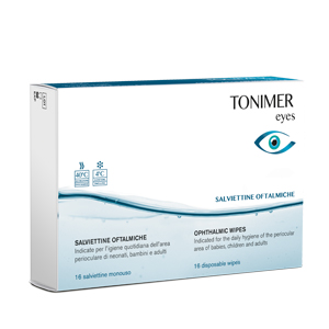 TONIMER EYES SALVIETTINE OFTALMICHE 16 PEZZI - Farmamood
