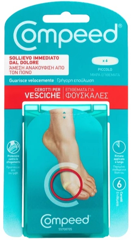 COMPEED CEROTTI PER VESCICHE PICCOLO 6 PEZZI - Farmamood