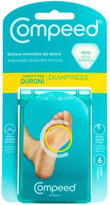 COMPEED CEROTTI PER DURONI MEDIO 6 PEZZI - Farmamood