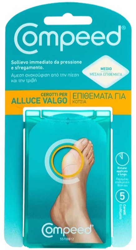 COMPEED CEROTTI PER ALLUCE VALGO 5 PEZZI - Farmamood